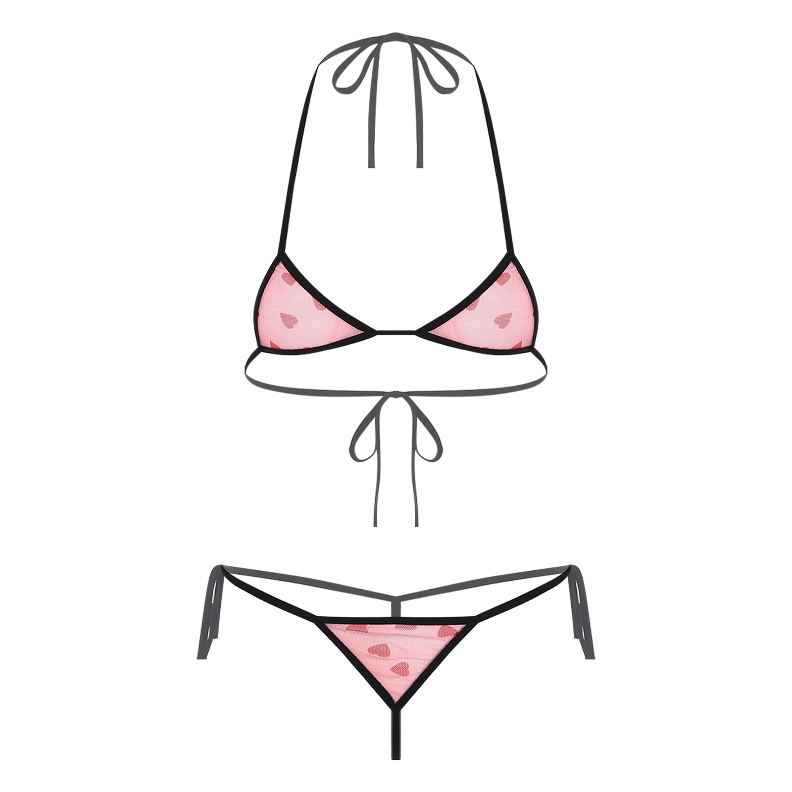 Womens Micro Mini Bikini Linge - Lace Bralette Set review and price