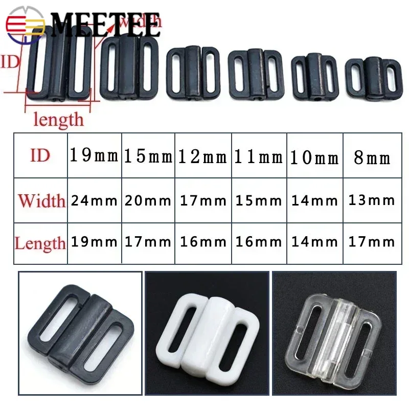 50Sets Meetee 8-25mm Plastic B - Nursing Bra Clip review and price