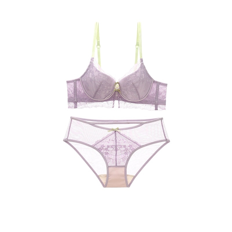New Girly Sweet Lace Women Und - Lace Bralette Set review and price